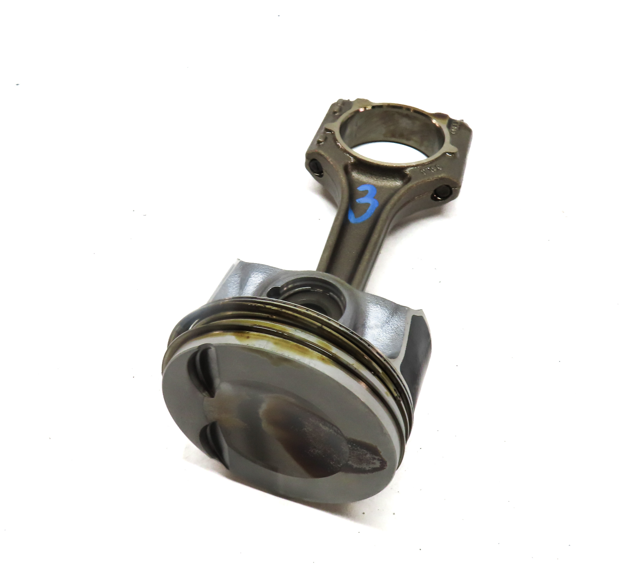 2015-2018 AUDI Q3 (8U) 2.0L CCTA TURBO ENGINE PISTON w/ CONNECTING ROD — exact item pictured